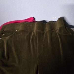 Stretch courdory leggings pants size 18/20